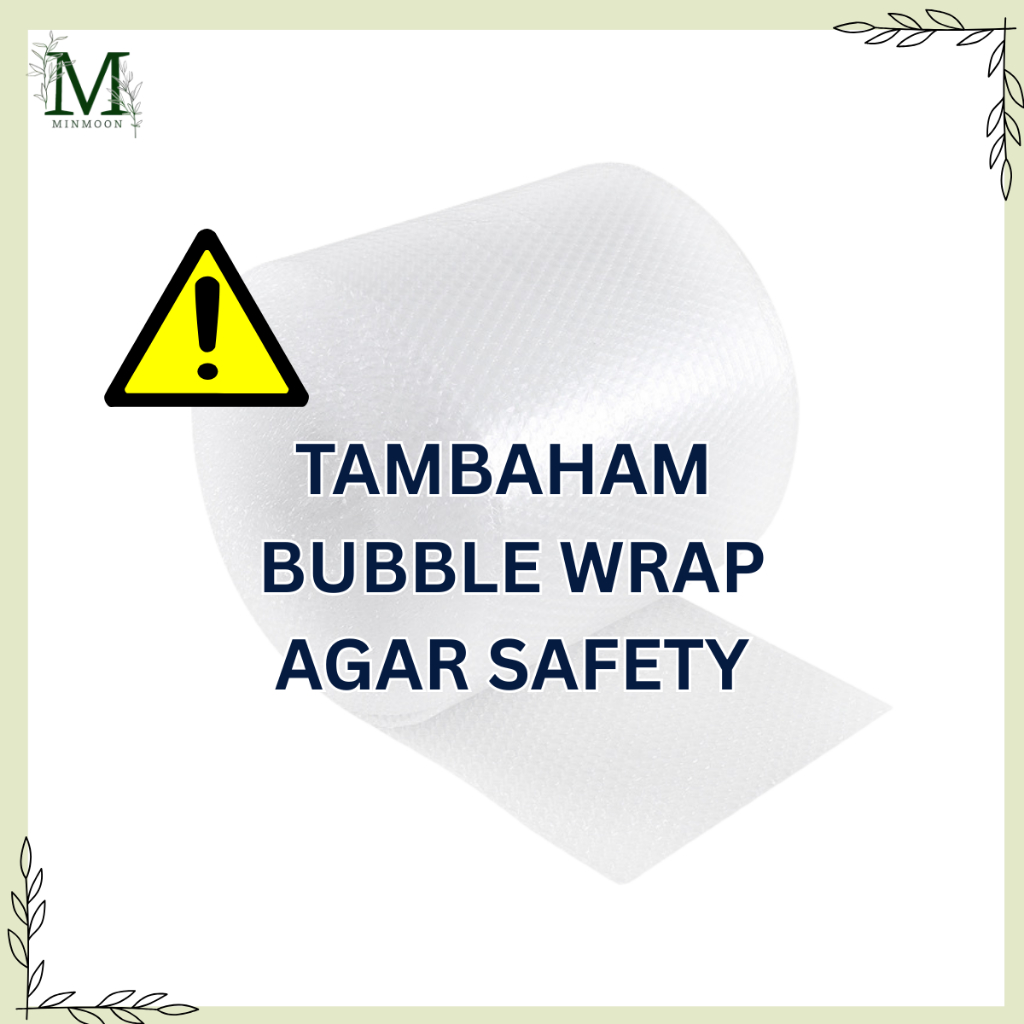 

MINMOON - BUBBLE WRAP UNTUK PACKING LEBIH AMAN / BUBBLEWRAP TAMBAHAN PACKINGAN