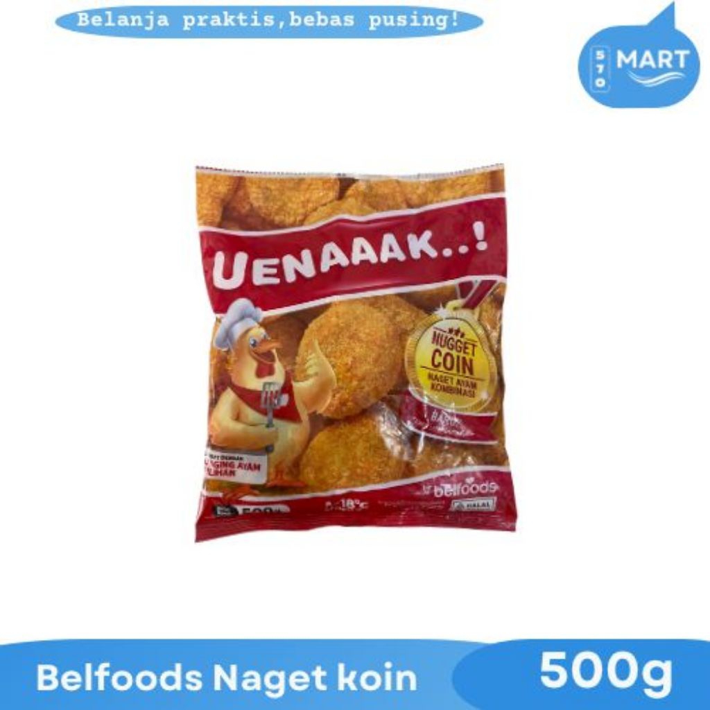

belfoods chicken nugget coin naget ayam 500gr