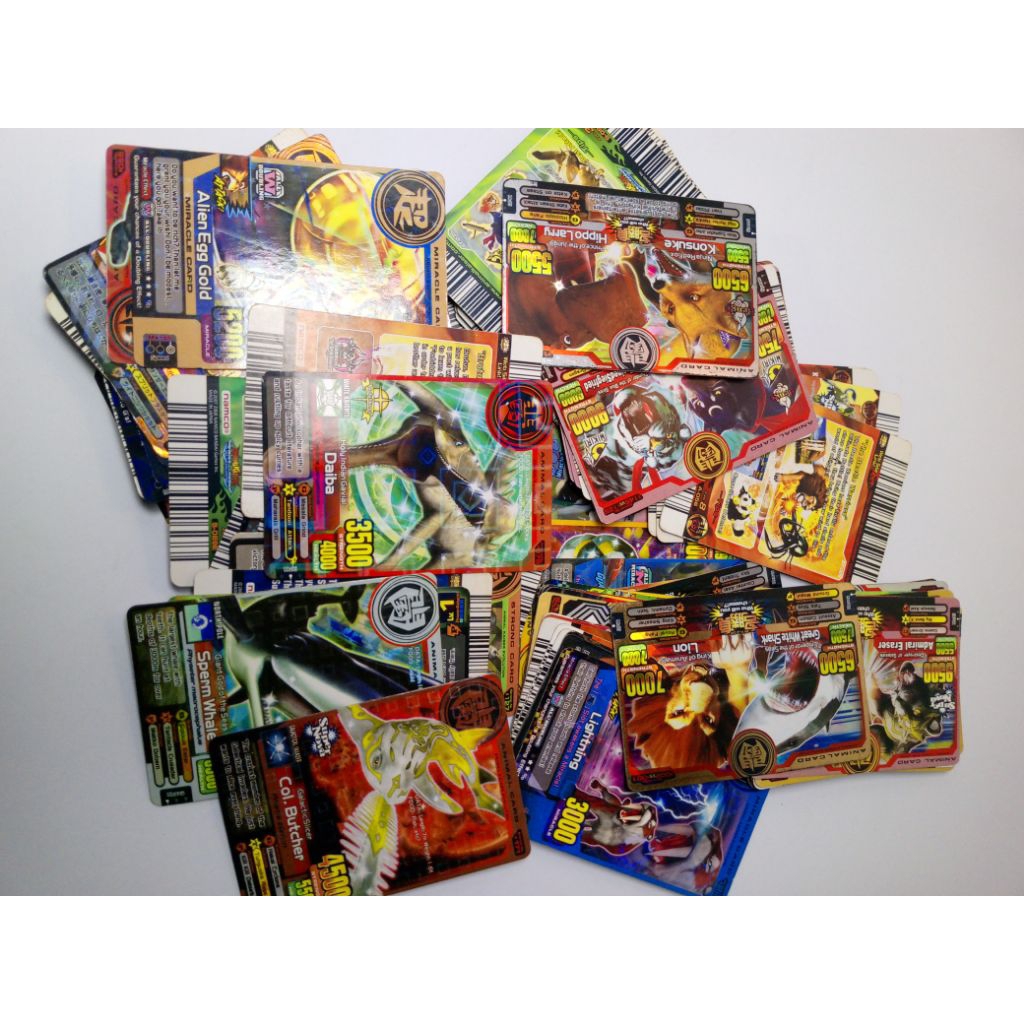 TCG ANIMAL CARD ANIMAL KAISER EVOLUTION ORIGINAL NAMCO BANDAI ,Second Preloved