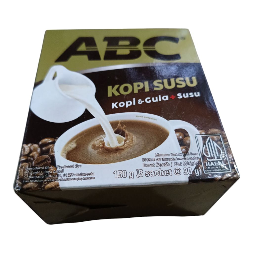 

ABC kopi susu isi 5 sachet @30g