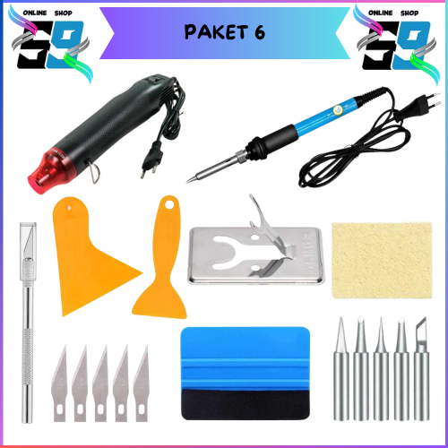 Solder Listrik 60 Watt Full Set Lengkap Murah Solder Listrik Super Panas Satu Set Solder 60 Watt Ful