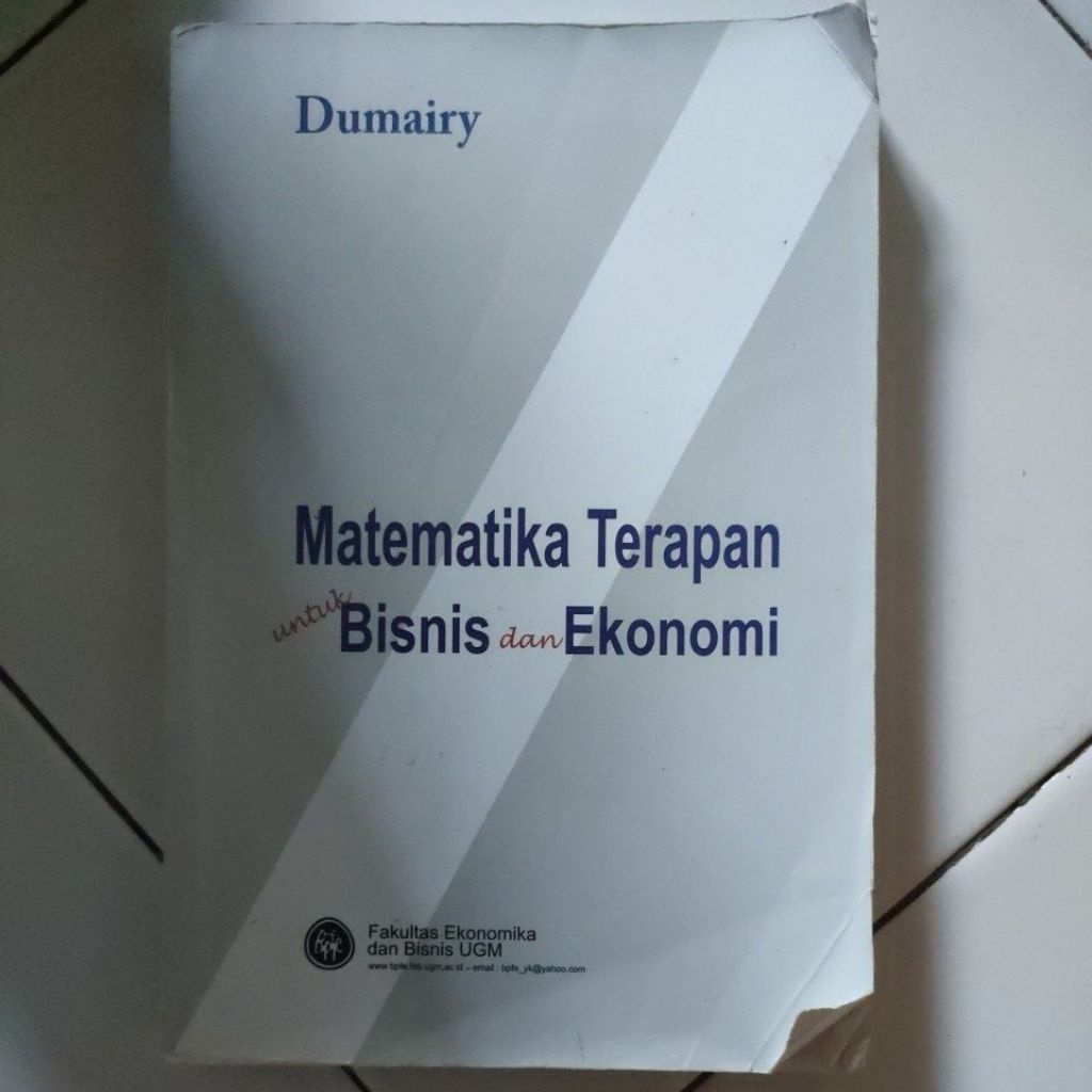 Buku Matematika Ekonomi
