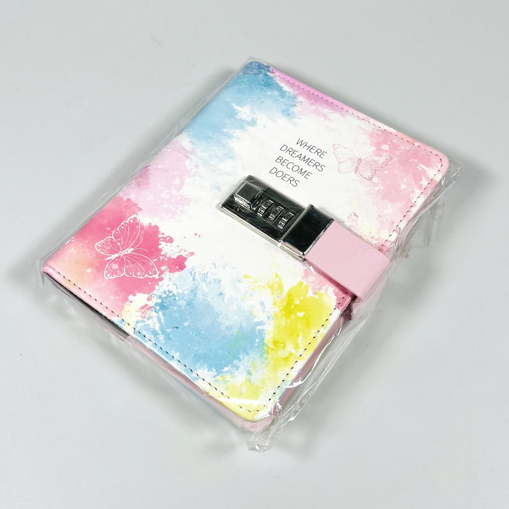 

Buku Diary Notebook Catatan Jurnal B6 256 Halaman with Lock / Buku Diary Aesthetic