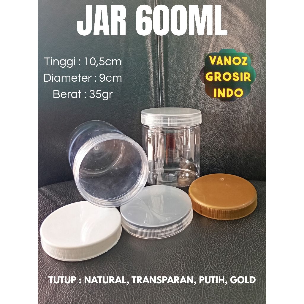 Toples 600ml /Toples Plastik 600ml /Toples kue 600ml