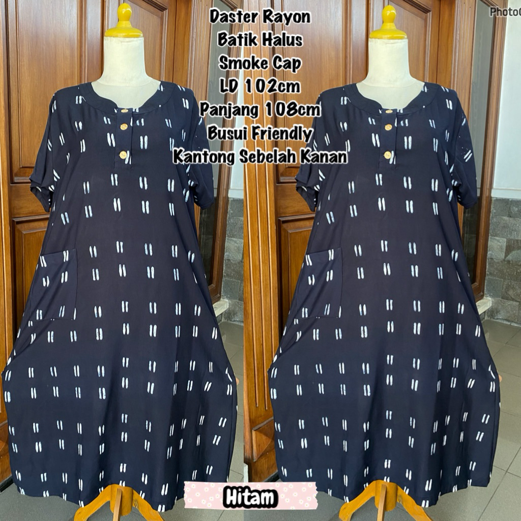 HOMEDRESS PREMIUM DASTER RAYON DASTER BATIK HALUS CAP ASLI SOLO | DASTER BUSUI