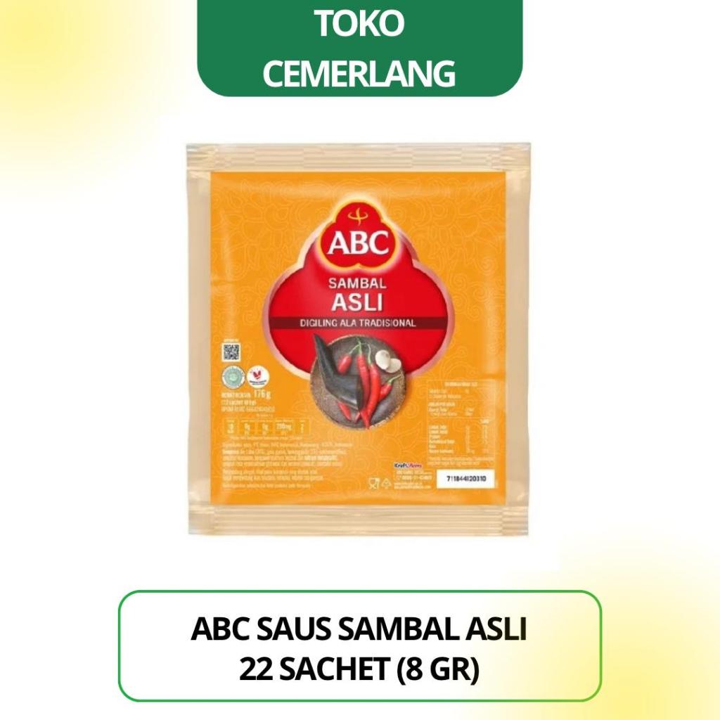 

Saus Sambal Asli ABC Sachet isi 22 pcs (22 x 8 gr)