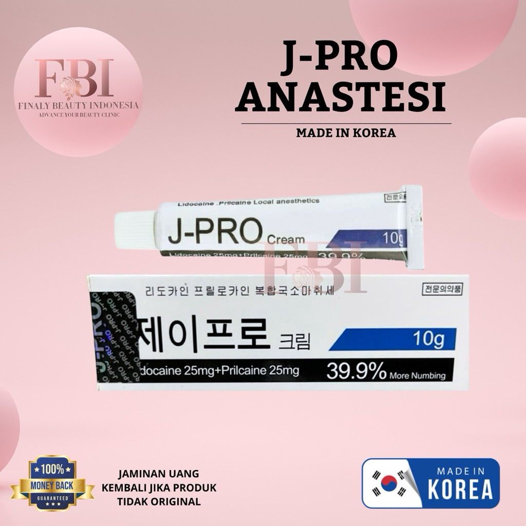 Jpro Cream Kebas Anastesi J-pro Made in Korea Original