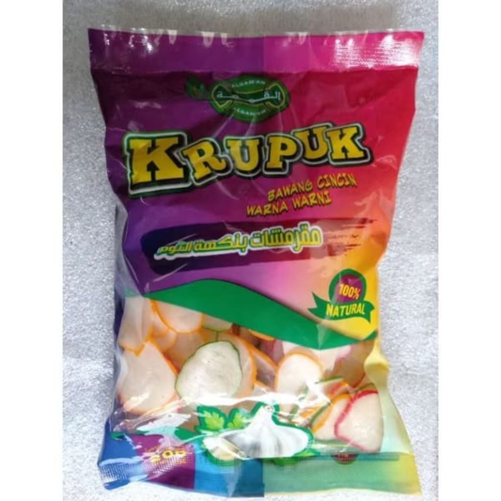 

Krupuk Bawang Cincin Warna Warni