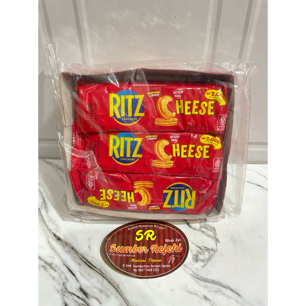 

RITZ CRACKERS CHEESE ISI 12 bungkus
