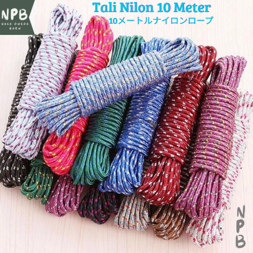 

Tali Baju NILON 10 Meter-Tali Nilon 10- tali serbaguna