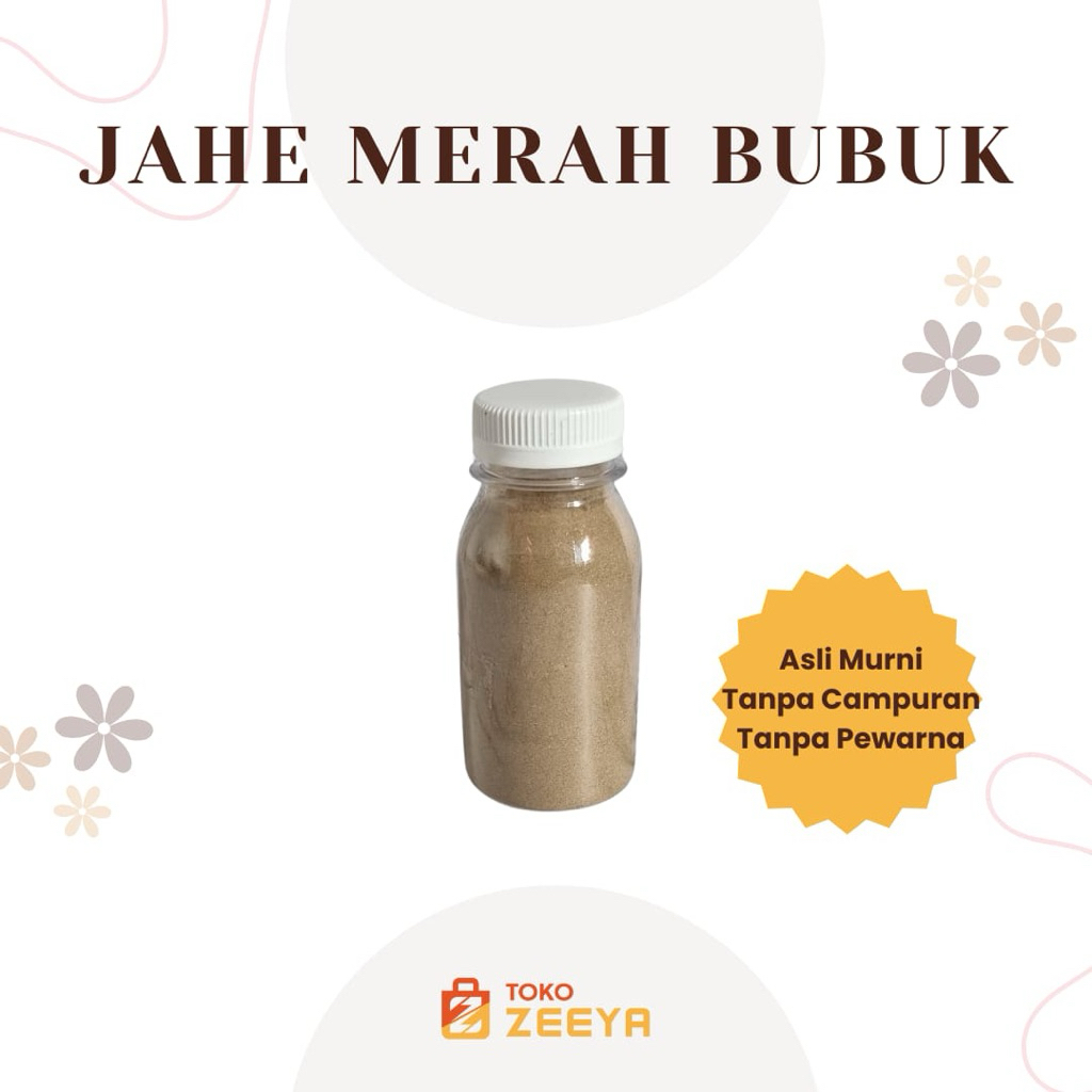 

Jahe Merah Bubuk Jahe Alami Tanpa Campuran