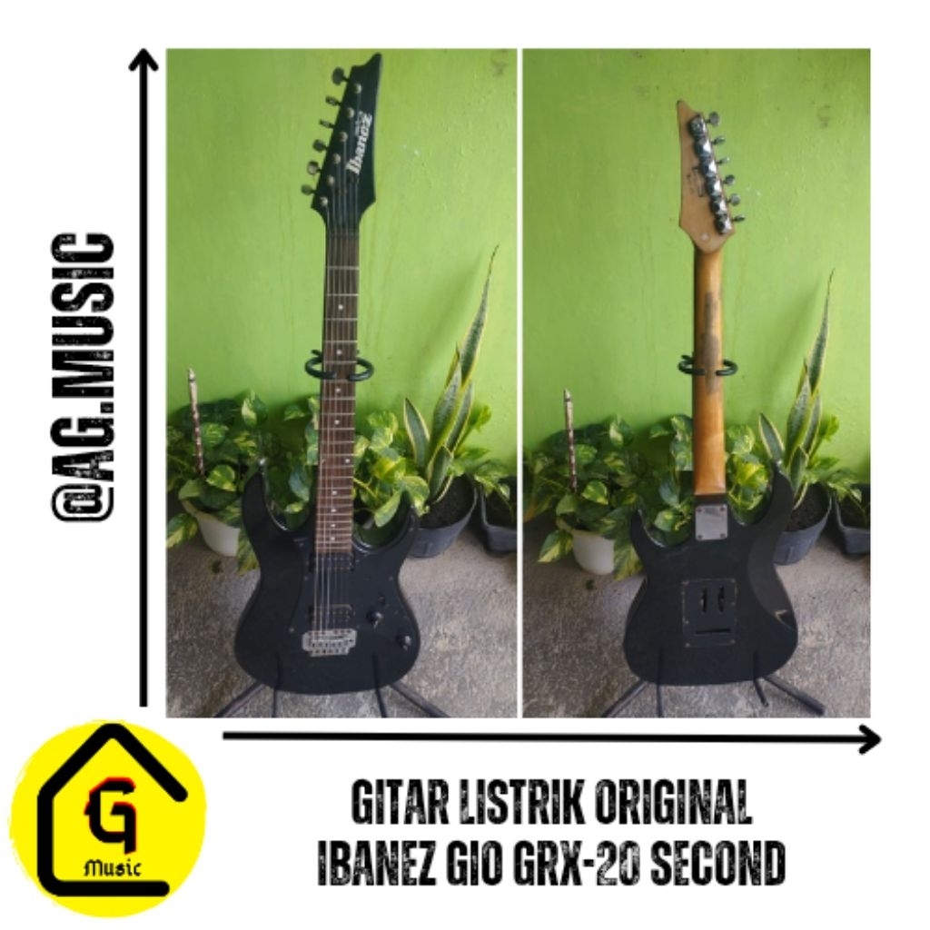 GITAR LISTRIK IBANEZ GIO GRX20 ORIGINAL SECOND