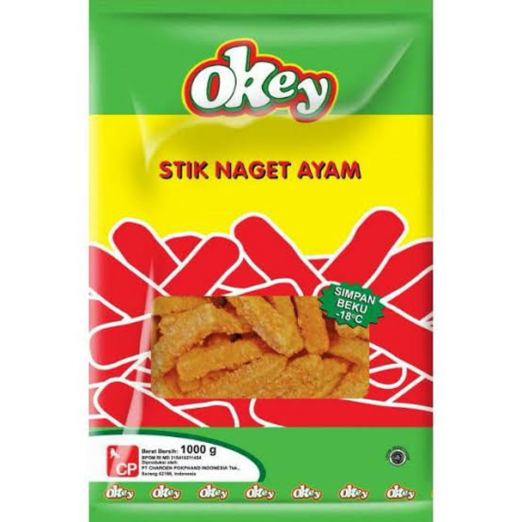 

Okey Nugget Stik 1kg / Naget 1000gr Murmer