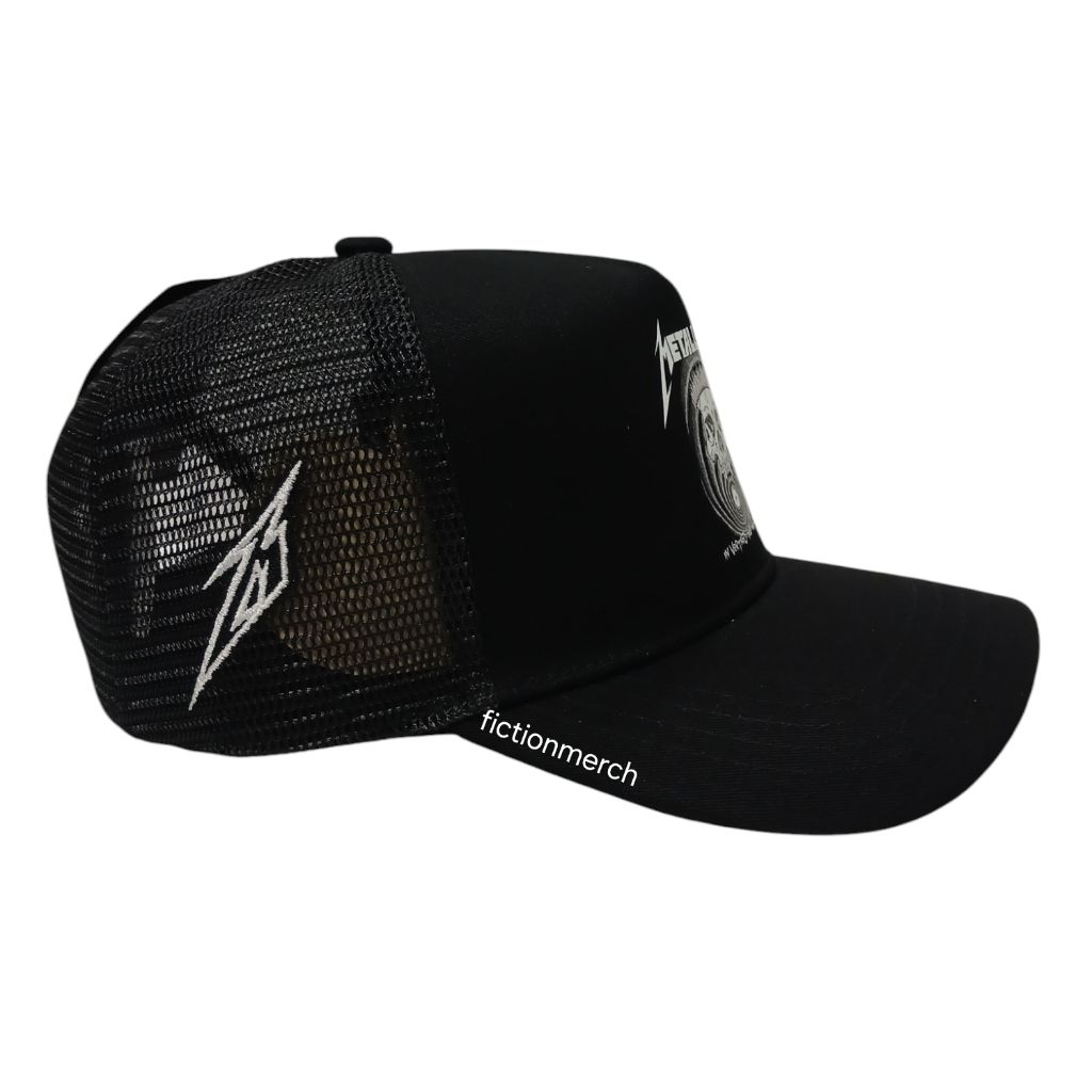 Topi Jaring METALLICA import original - In Vertigo Black Mesh Cap