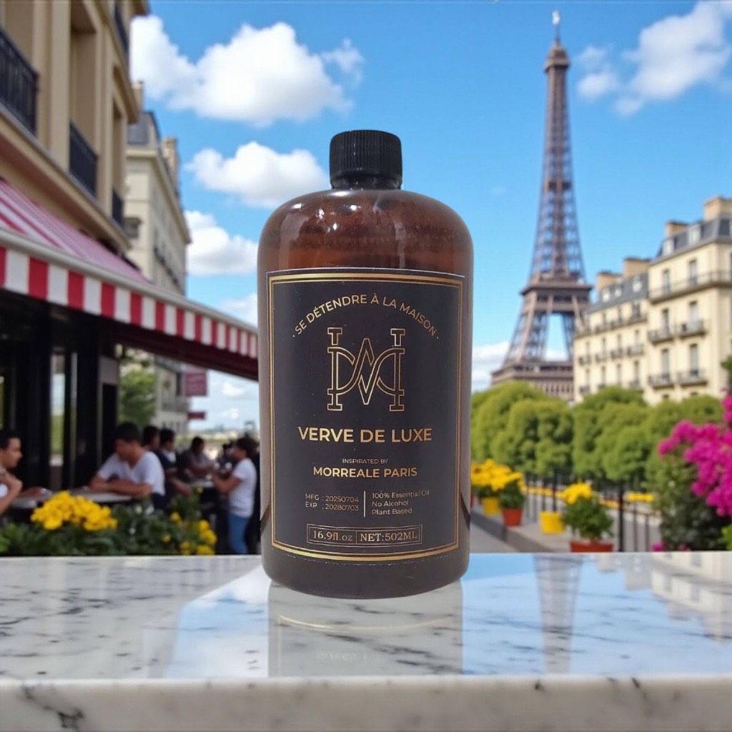 MORR34LE PARIS Grade A Reed Diffuser Refill 500ml – Pengharum Ruangan Premium | Aroma Terapi, Pewang