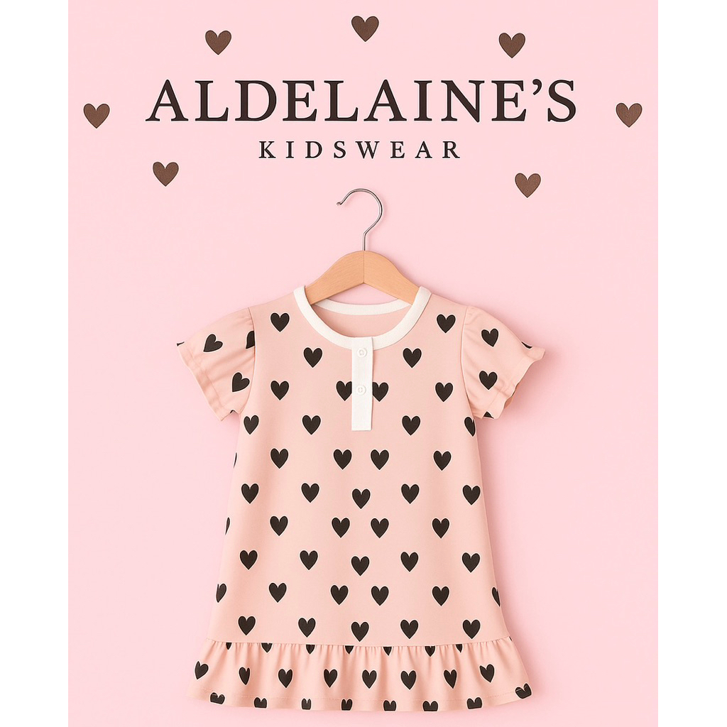 Aldelaine’s Kidswear Celine Series Dress Baju Anak Daster Lucu