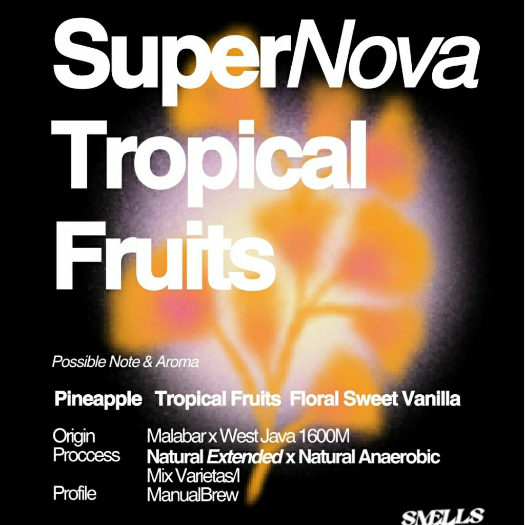 

Supernova Tropical Single Origin Arabica Natural Ext x Natural Anaerobic - Malabar West Java