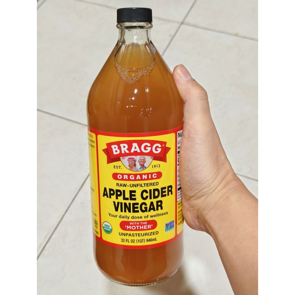 

Bragg cider vinegar 473ml/946ml cuka apel with the mother