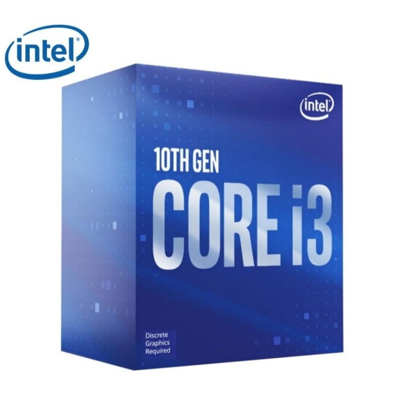 INTEL CORE I3 10100F BOX CPU Processor Intel Gen 10 Comet Lake LGA 1200