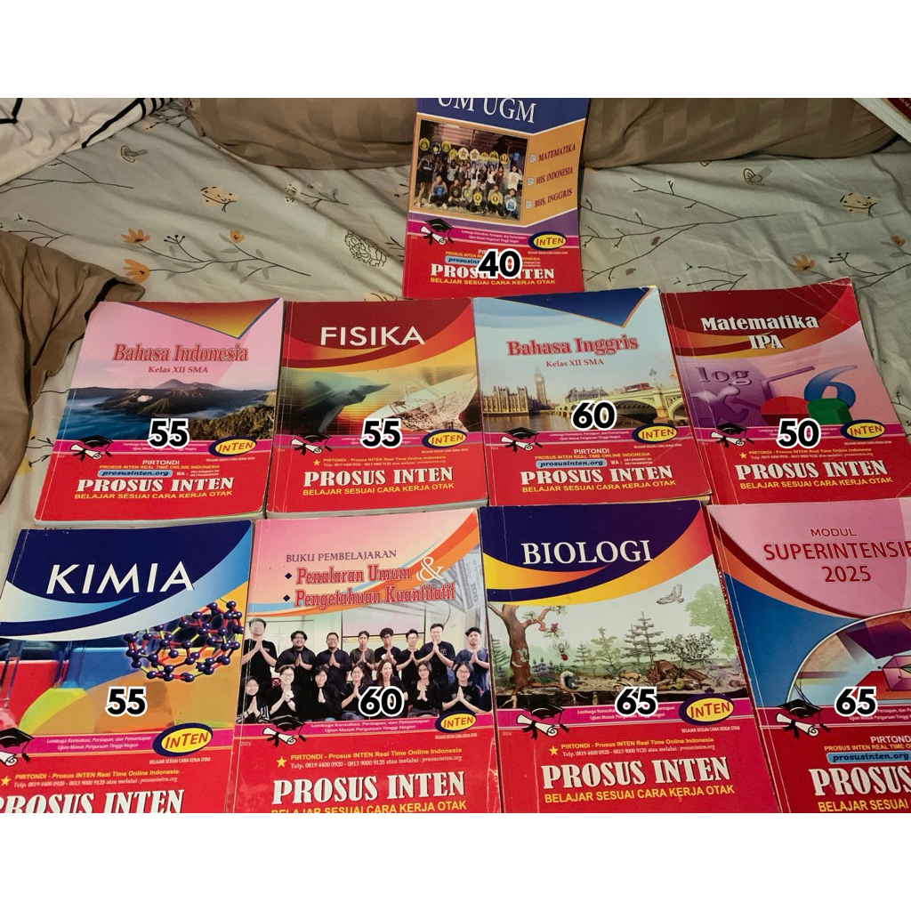 Preloved Buku Inten Kelas 12 TPA TPS 2025