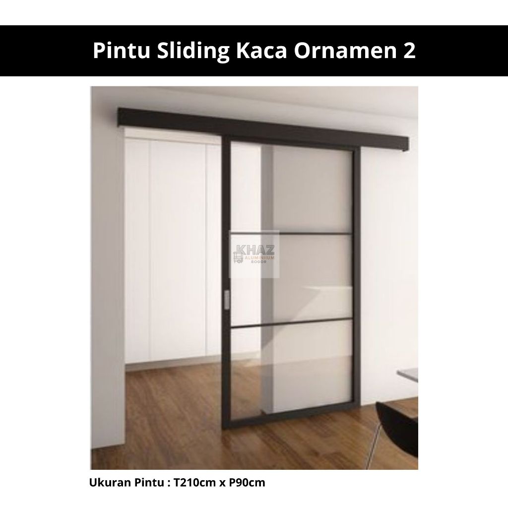 Pintu Sliding Alumunium Rel Industrial