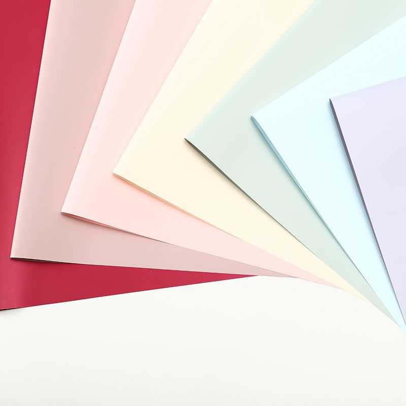 

[20 LEMBAR]Cellophane Plain Soft Pastel Flower Wrap Kertas Cellophane Warna Polos KB6120