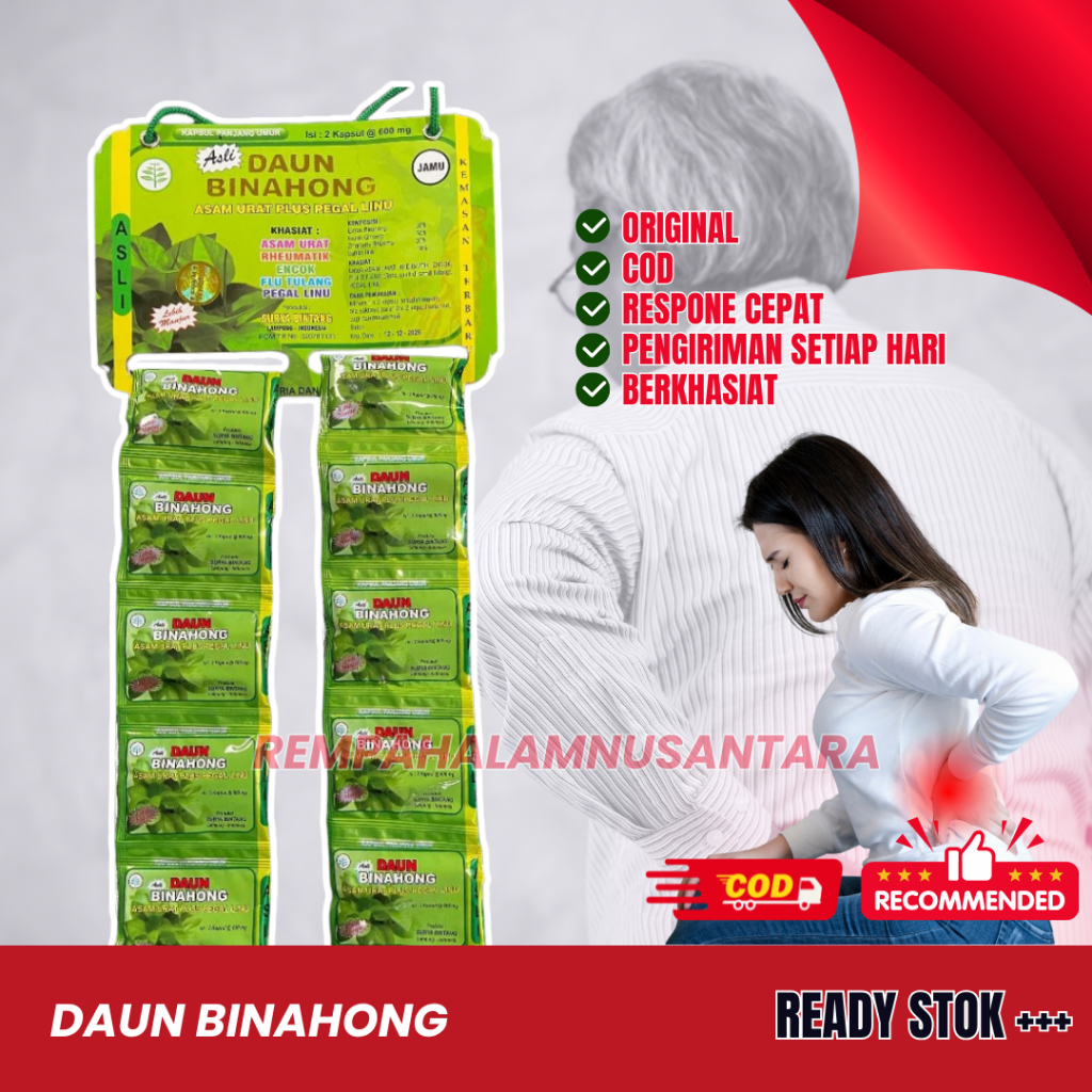 

Daun Binahong Kapsul Original Asam Urat