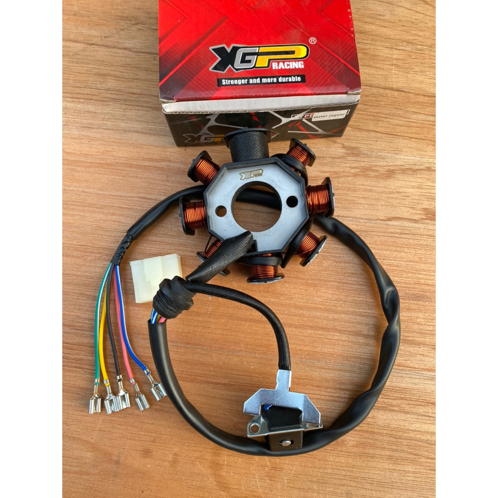 spull jaguar XGP 2 hole AC DC full wave PNP GL MP Tiger CB / spul jaguar Megapro Gl max series full 