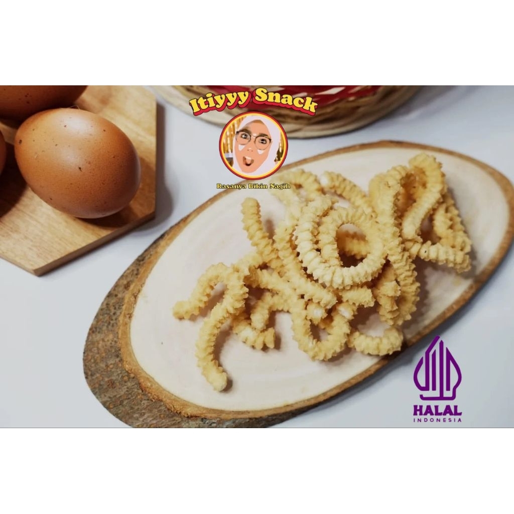 

Akar Kelapa Renyah Gurih – Snack Jadul Legendaris Tanpa MSG | Itiyyy Snack 250gr/ Renyah / Cemilan rumahan /Jajanan pasar / cemilan tradisional / Cemilan khas Indonesia / Makanan Ringan