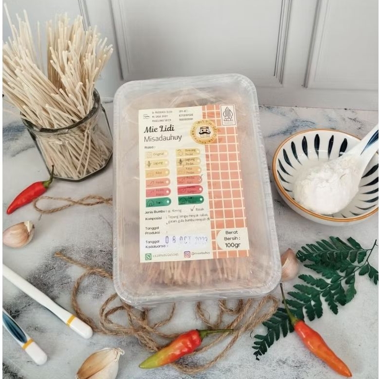 

Mie Lidi Pedas Bumbu Basah (150gr) MISUH