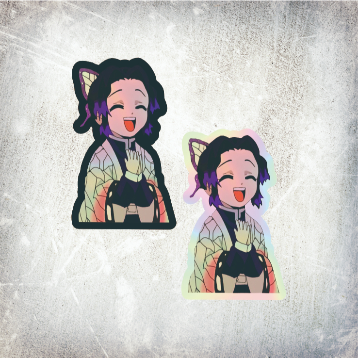 

STICKER HOLOGRAM ANIME SINOBU KOCHO PILAR HASHIRA DEMON SLAYER/KIMETSU NO YAIBA