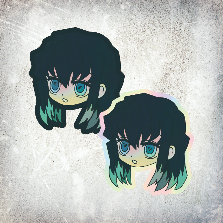 

STICKER HOLOGRAM ANIME MUICHIRO TOKITO PILAR HASHIRA DEMON SLAYER/KIMETSU NO YAIBA
