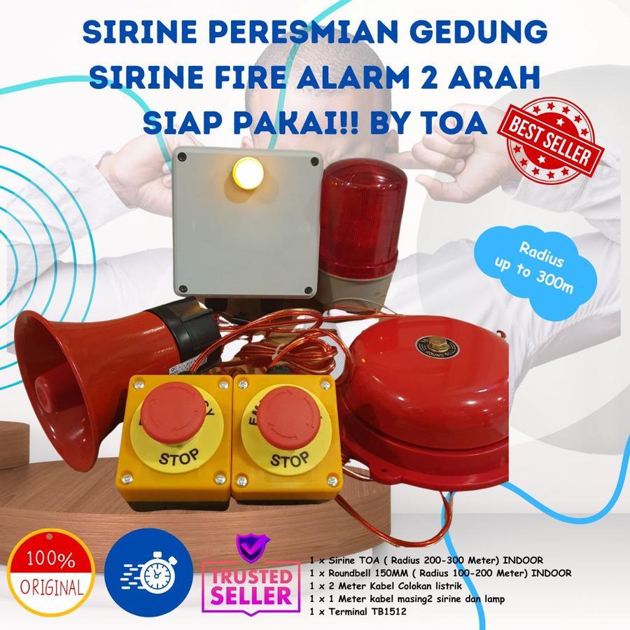 Sirine Alarm Peresmian Pabrik Gedung Kantor 2 Arah Dengan Toa Siap Pakai