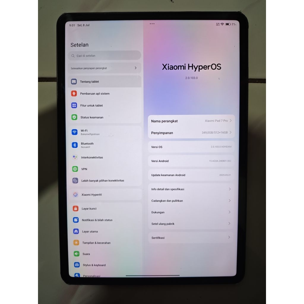 Xiaomi Pad 7 Pro Second
