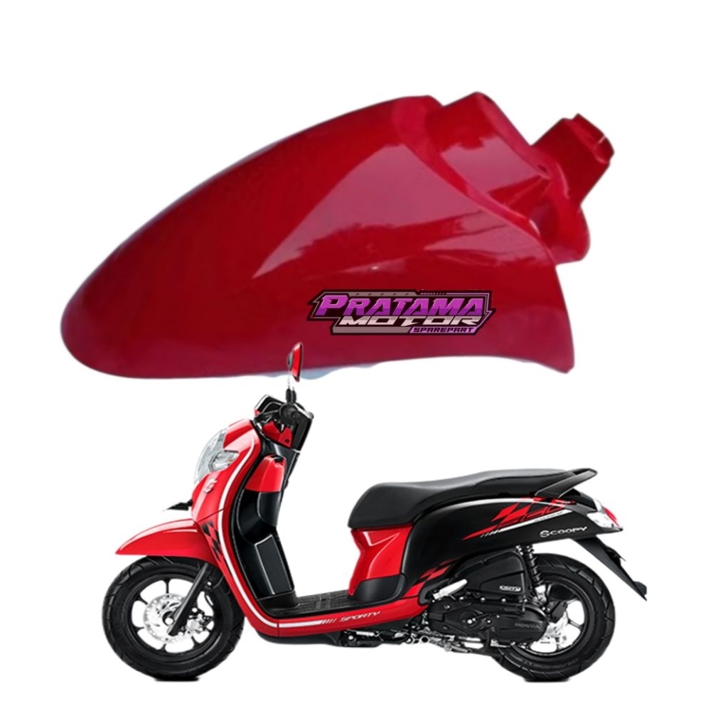 Spakbor Depan Scoopy Fi Donat 2017 2018 2019 Putih