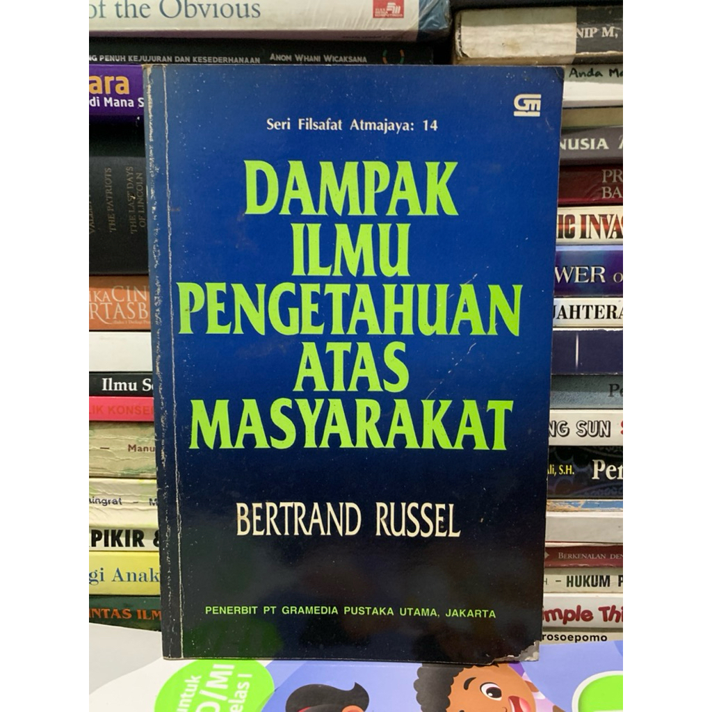 Dampak ilmu pengetahuan atas masyarakat by Bertrand russel ASLI ORIGINAL