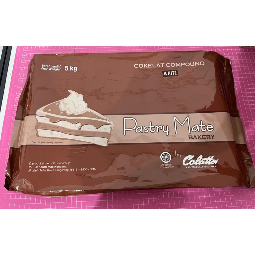 Colatta White Compound / Pastry White Compound Colatta / Chocolate White Compound Colatta - 5 Kg