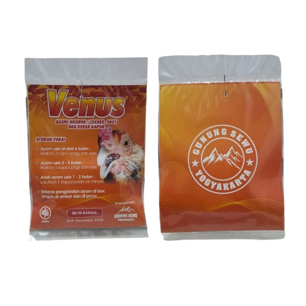 Venus obat ayam ngorok cekrek snot dan pencernaan obat herbal ayam sakit
