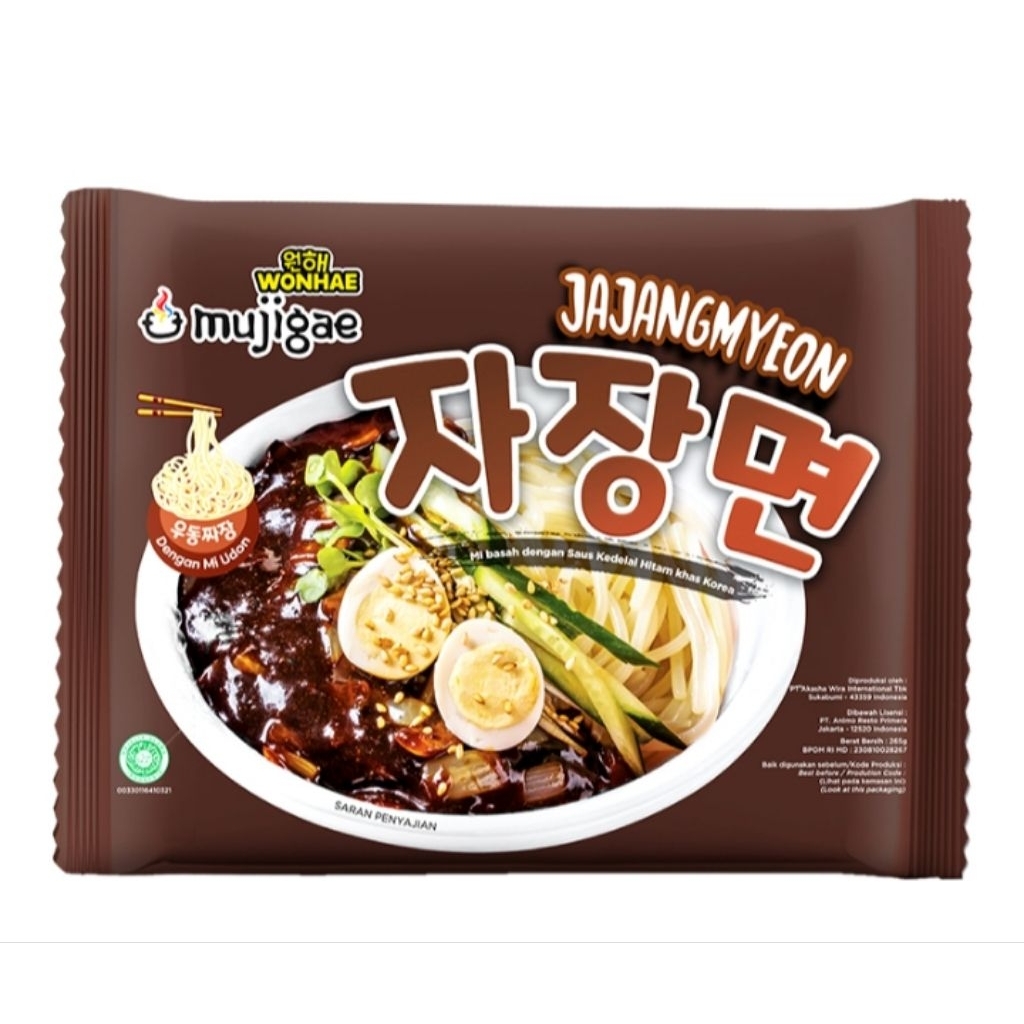 

Mujigae Jajangmyeon Mie Instan Korea 265 g