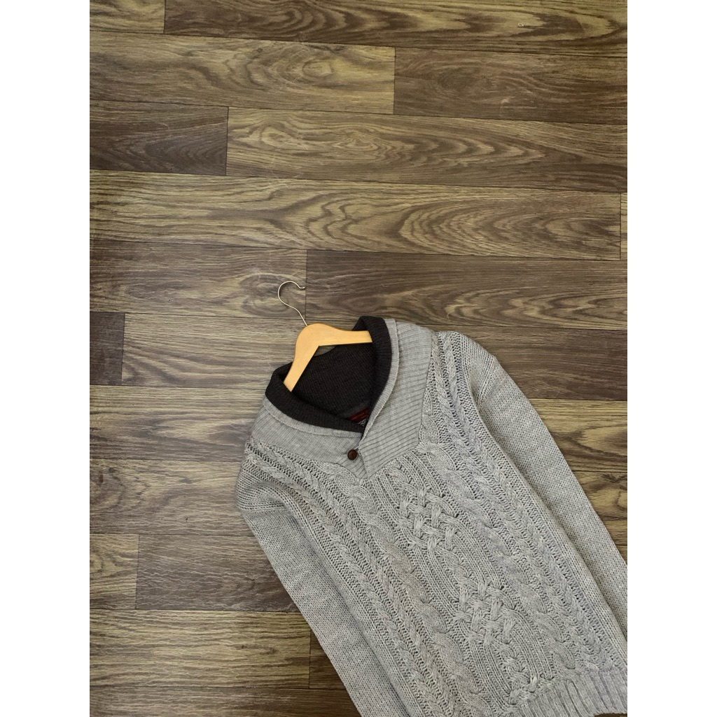 Knitwear Rajut CHRISTIAN AUJARD PARIS Branded Sweatshirt Long Sleeve