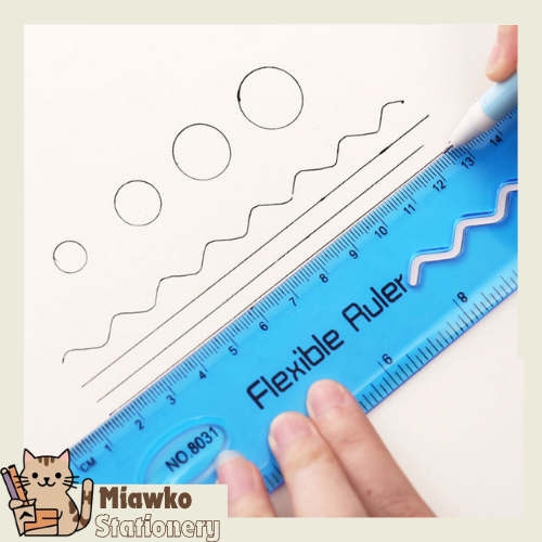 

Miawko RulerFlexible Ruler Penggaris Lentur Karet 30cm ruler