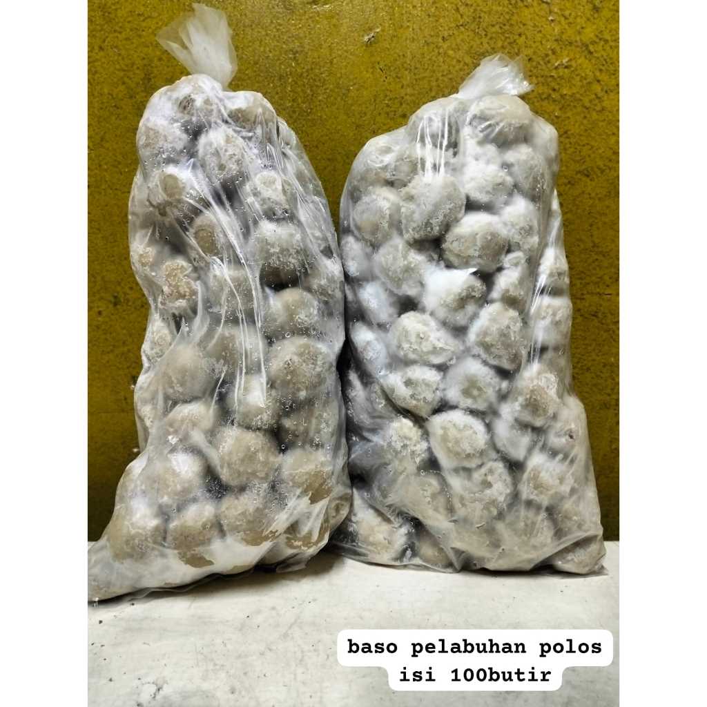 

Baso Pelabuhan polos isi 100 butir