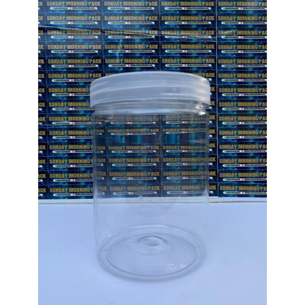 Toples plastik 800 ml/toples kue kering tebal