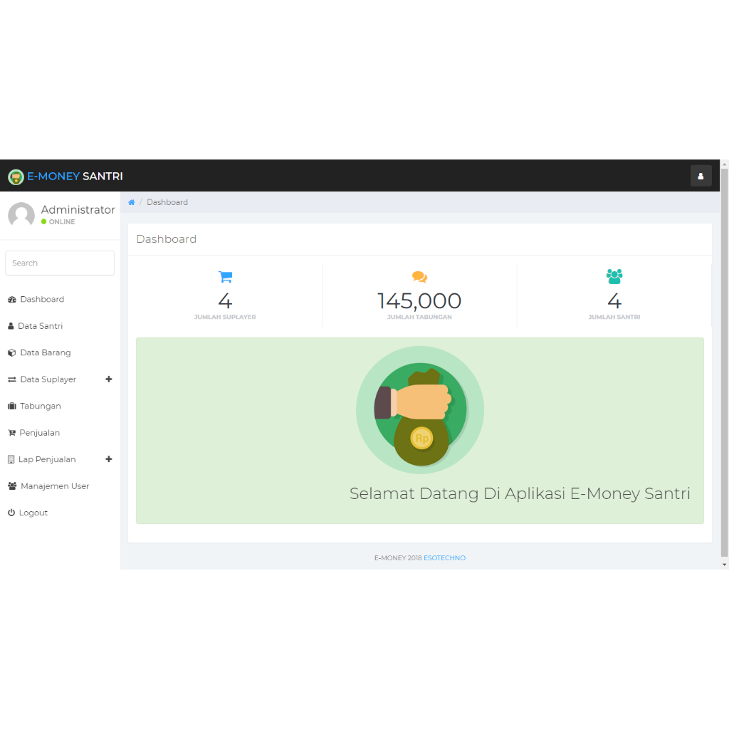 source code aplikasi tabungan berbasis web