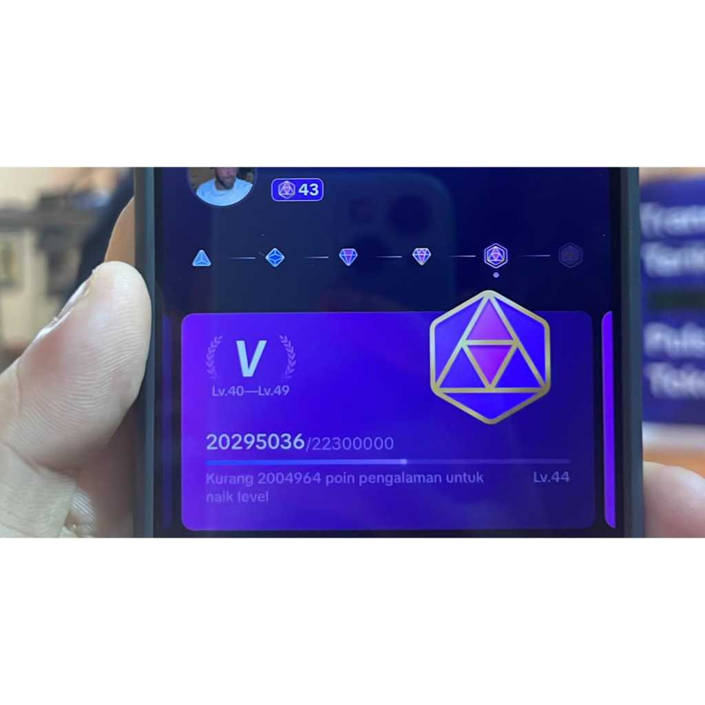 AKUN LEVEL TIK TOK 43