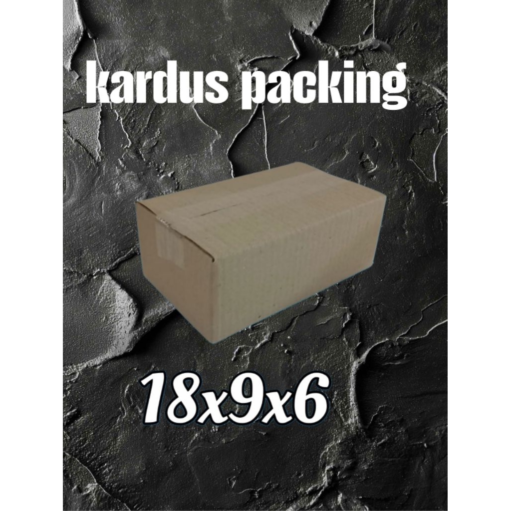 

kardus packing UK 18x9x6 kardus besar kardus kecil..