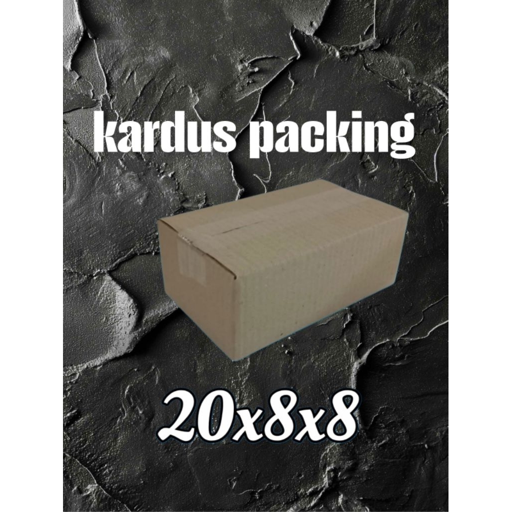 

kardus packing UK 20x8x8 kardus besar kardus kecil..