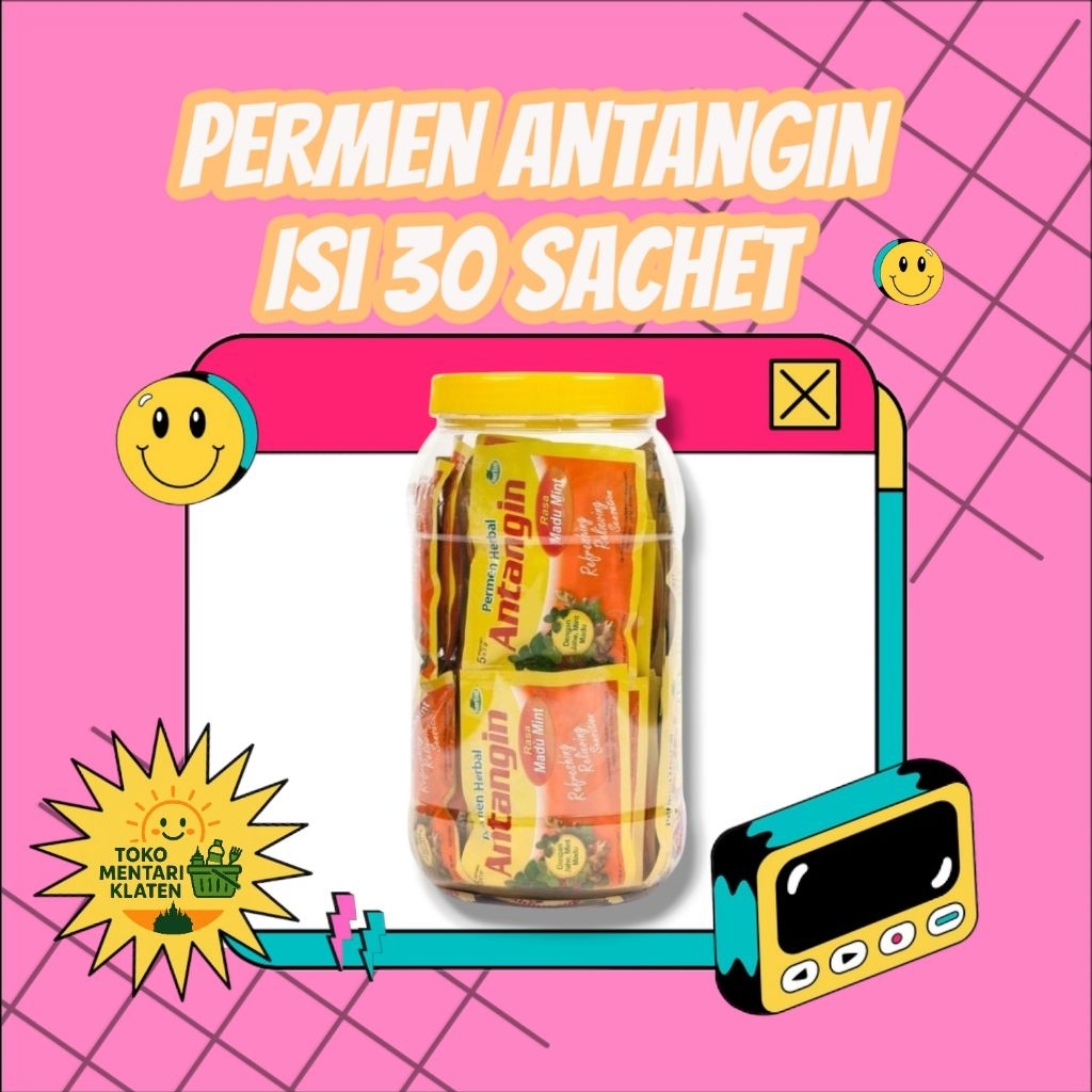 

Permen Antangin Toples - Isi 30 Sachet