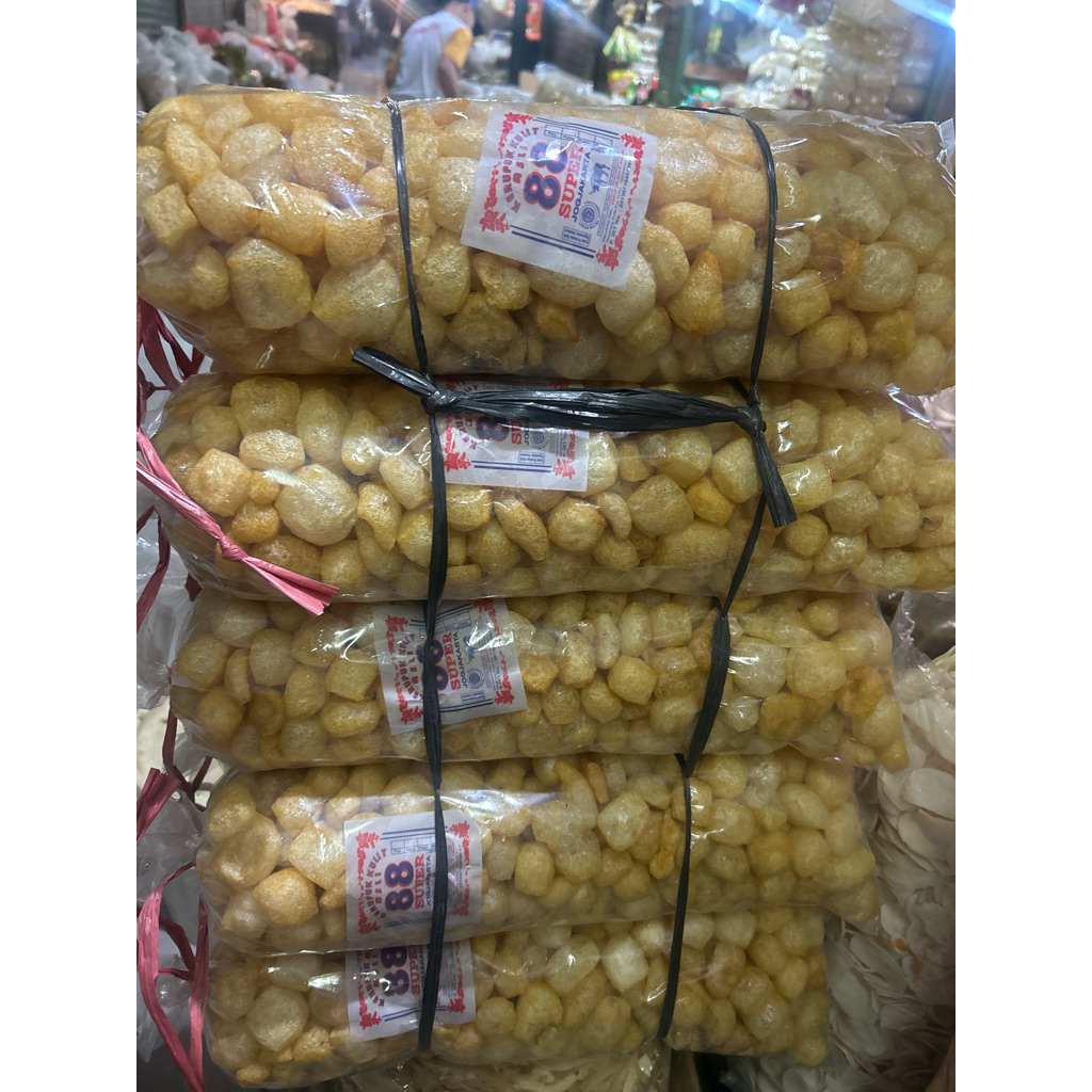 

Krecek Kerupuk Kulit Kerupuk Rambak Untuk Masakan Asli 88 Super Jogjakarta (500gr)