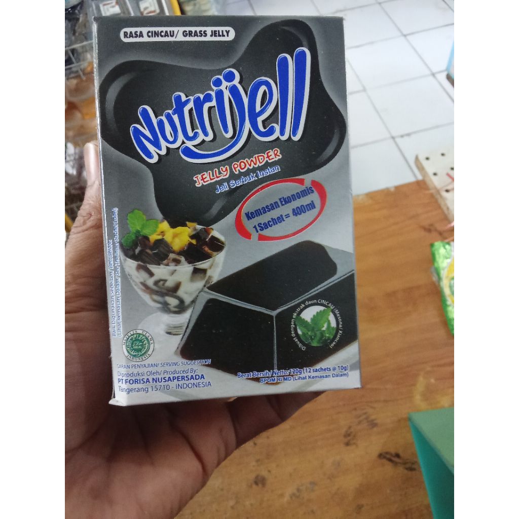 

nutrijel jeli agar agar rasa cingcau 1pk isi 12pcs